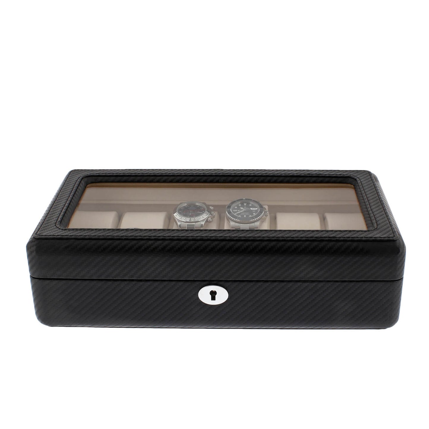 Carbon Fibre Leather Watch Box Premium Quality 12 Watches