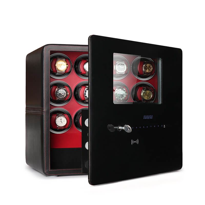 Matt Deep Green and Grey Watch Winder Safe 8 Watch Winder & 3 Drawers by  Johnson's Of Lichfield Luxury Safes | £35,000 Cash Rating with 60 Minutes  fire protection | Lichfield Safe Centre Ltd.