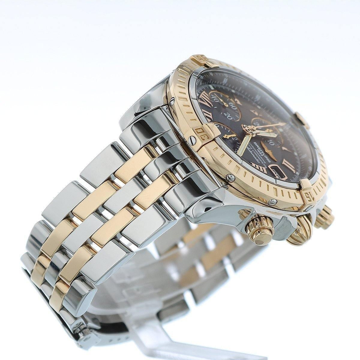 Breitling Chronomat 44 Stainless Steel & Rose Gold C13356 Immaculate Condition - Swiss Watch Store UK