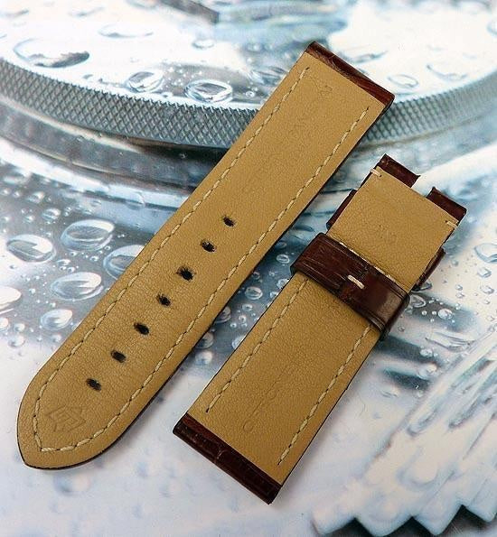 Dark Brown Alligator 24-22 mm Panerai Strap - Swiss Watch Store UK